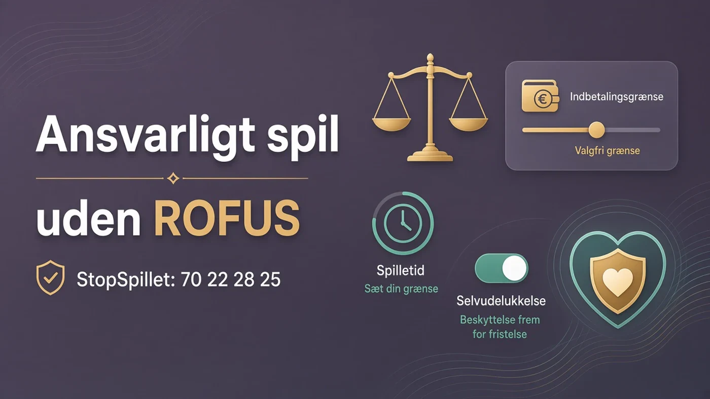 Ansvarligt spil uden ROFUS